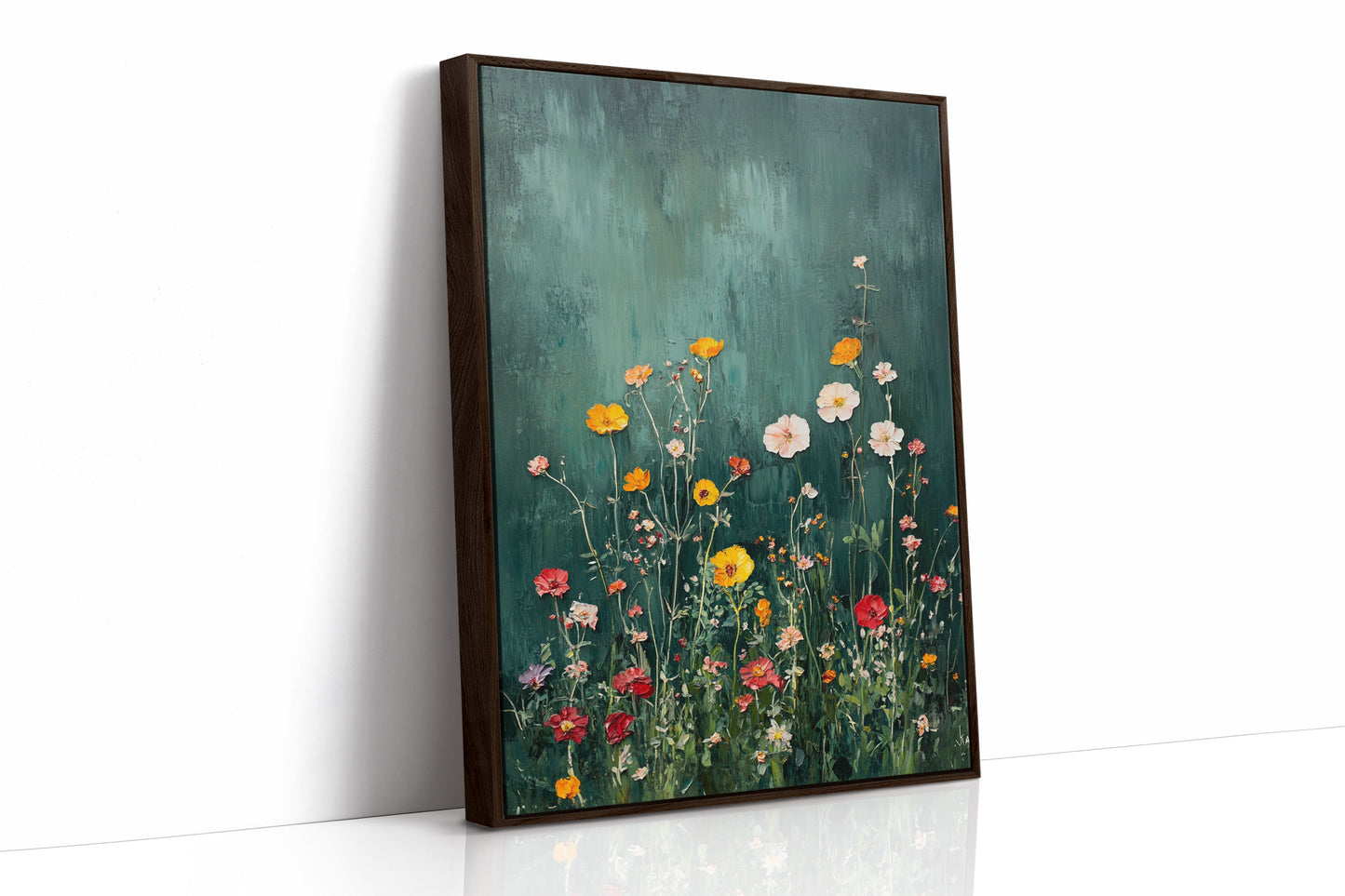 AL0751 - Premium Art Print - Brown Framed Canvas image 1