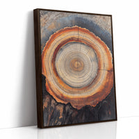 AL0753 - Premium Art Print - Brown Framed Canvas image 1