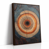 AL0754 - Premium Art Print - Brown Framed Canvas image 1