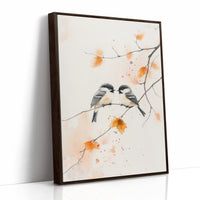 AL0756 - Premium Art Print - Brown Framed Canvas image 1