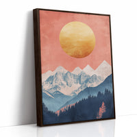 AL0757 - Premium Art Print - Brown Framed Canvas image 1
