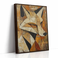 AL0761 - Premium Art Print - Brown Framed Canvas image 1