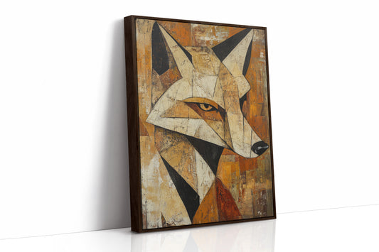 AL0761 - Premium Art Print - Brown Framed Canvas image 1