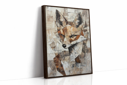 AL0762 - Premium Art Print - Brown Framed Canvas image 1