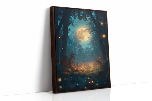 AL0769 - Premium Art Print - Brown Framed Canvas image 1