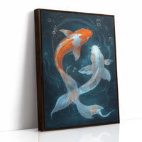 AL0772 - Premium Art Print - Brown Framed Canvas image 1