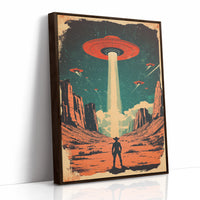 AL0773 - Premium Art Print - Brown Framed Canvas image 1