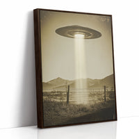 AL0775 - Premium Art Print - Brown Framed Canvas image 1