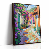 AL0776 - Premium Art Print - Brown Framed Canvas image 1