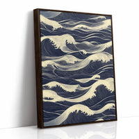 AL0784 - Premium Art Print - Brown Framed Canvas image 1