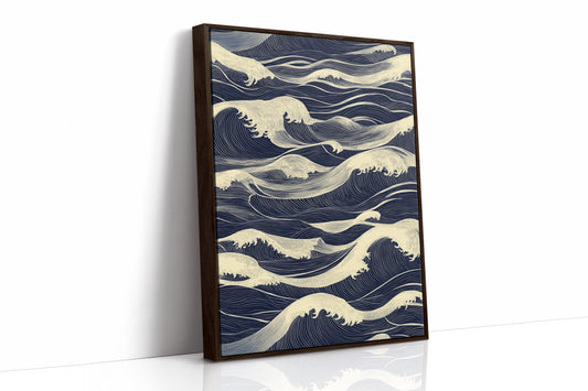 AL0784 - Premium Art Print - Brown Framed Canvas image 1