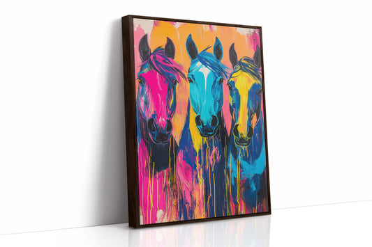AL0785 - Premium Art Print - Brown Framed Canvas image 1