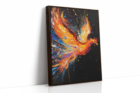 AL0786 - Premium Art Print - Brown Framed Canvas image 1