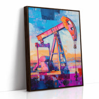 AL0789 - Premium Art Print - Brown Framed Canvas image 1