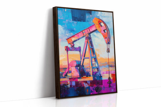 AL0789 - Premium Art Print - Brown Framed Canvas image 1