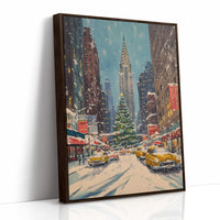 AL0800 - Premium Art Print - Brown Framed Canvas image 1