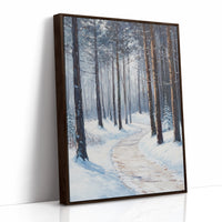 AL0801 - Premium Art Print - Brown Framed Canvas image 1