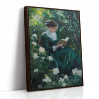 AL0805 - Premium Art Print - Brown Framed Canvas image 1