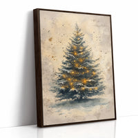 AL0807 - Premium Art Print - Brown Framed Canvas image 1