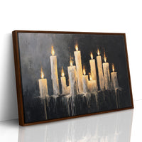 JK1364 - Premium Art Print - Brown Framed Canvas image 1