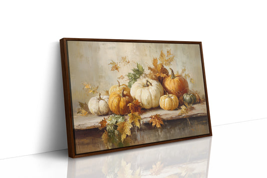 JK1368 - Premium Art Print - Brown Framed Canvas image 1