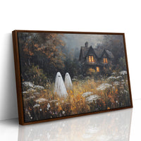 JK1369 - Premium Art Print - Brown Framed Canvas image 1