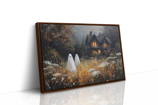 JK1369 - Premium Art Print - Brown Framed Canvas image 1
