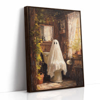 JK1370 - Premium Art Print - Brown Framed Canvas image 1