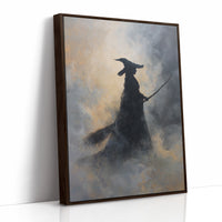 JK1372 - Premium Art Print - Brown Framed Canvas image 1