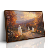 JK1373 - Premium Art Print - Brown Framed Canvas image 1