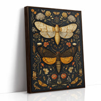 JK1374 - Premium Art Print - Brown Framed Canvas image 1