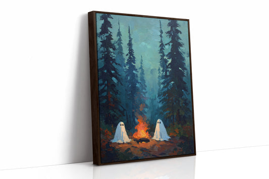 JK1375 - Premium Art Print - Brown Framed Canvas image 1