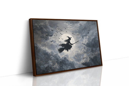 JK1376 - Premium Art Print - Brown Framed Canvas image 1