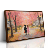 JK1379 - Premium Art Print - Brown Framed Canvas image 1