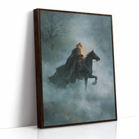 JK1381 - Premium Art Print - Brown Framed Canvas image 1