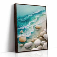 AL1893 - Premium Art Print - Brown Framed Canvas image 1