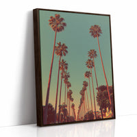 AL1988 - Premium Art Print - Brown Framed Canvas image 1
