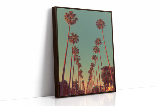 AL1988 - Premium Art Print - Brown Framed Canvas image 1