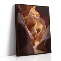 AL1886 - Premium Art Print - Brown Framed Canvas image 1