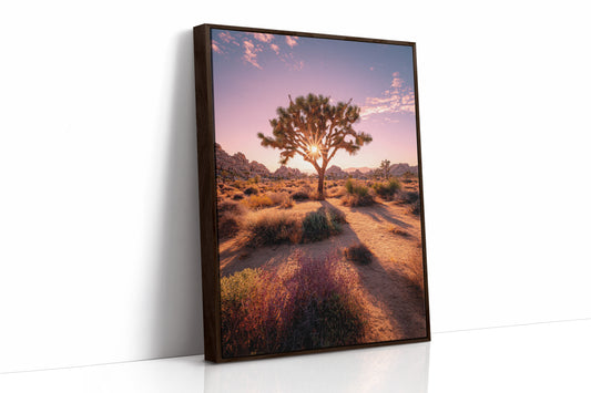 AL1887 - Premium Art Print - Brown Framed Canvas image 1