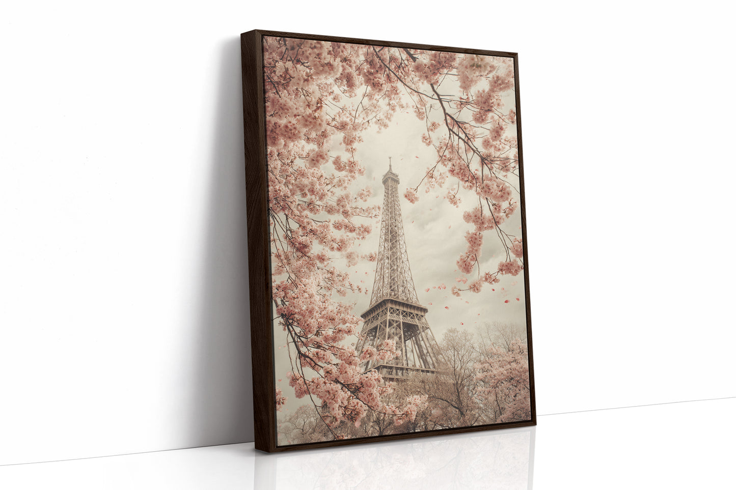 AL1888 - Premium Art Print - Brown Framed Canvas image 1