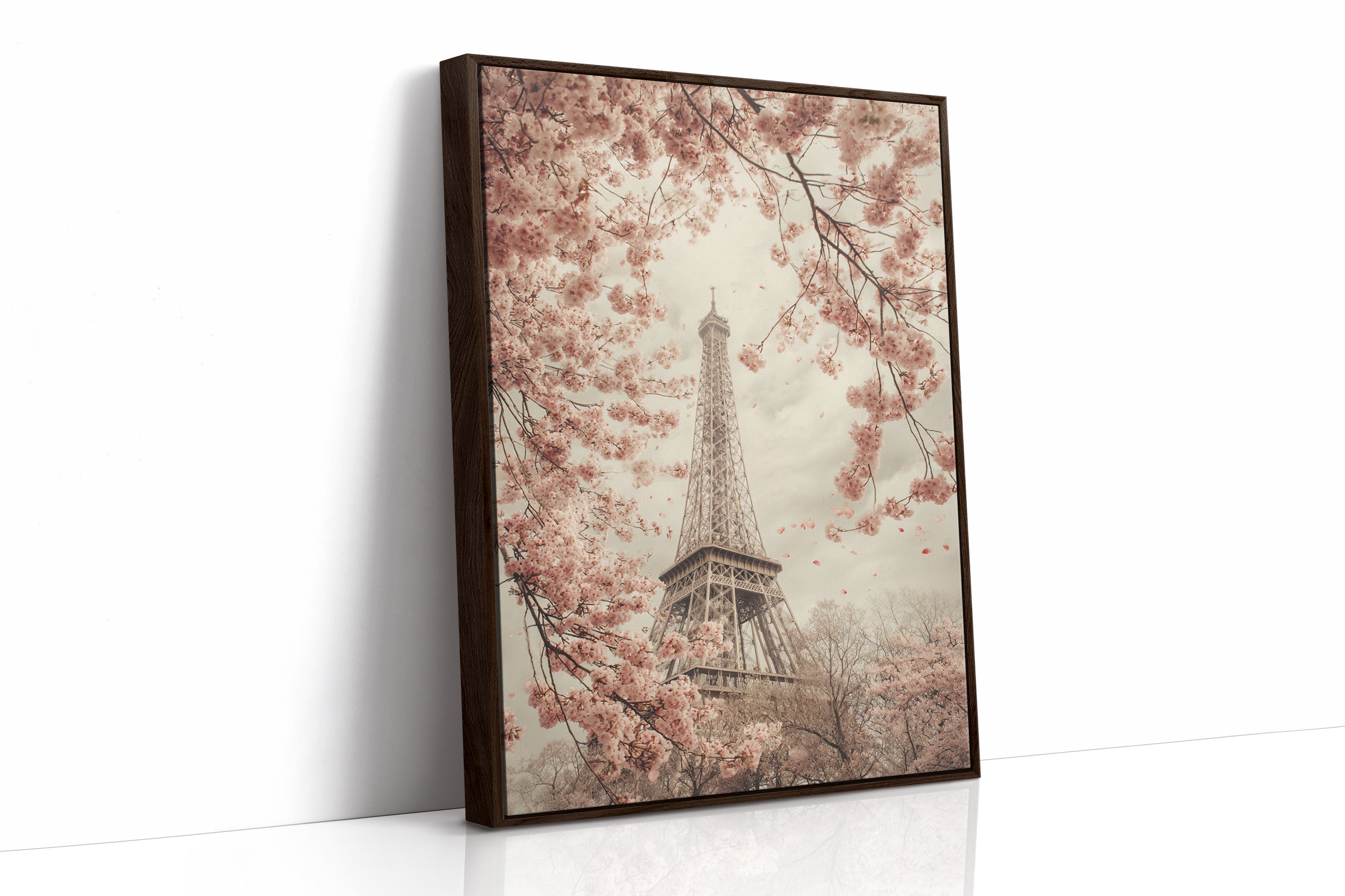 AL1888 - Premium Art Print - Brown Framed Canvas image 1