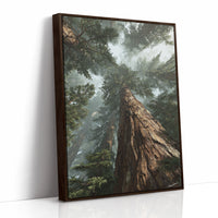 AL1880 - Premium Art Print - Brown Framed Canvas image 1