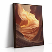 AL1881 - Premium Art Print - Brown Framed Canvas image 1