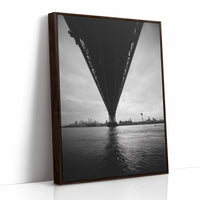 AL1883 - Premium Art Print - Brown Framed Canvas image 1