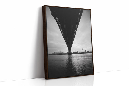 AL1883 - Premium Art Print - Brown Framed Canvas image 1