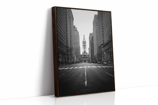 AL1884 - Premium Art Print - Brown Framed Canvas image 1