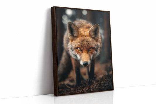 AL1885 - Premium Art Print - Brown Framed Canvas image 1