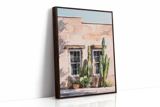 AL1872 - Premium Art Print - Brown Framed Canvas image 1
