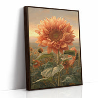 AL1873 - Premium Art Print - Brown Framed Canvas image 1